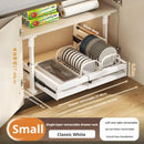 Axyaa Sliding Drawer Shelf Pull-Out Basket for Organized Kitchen Cabinet Storage