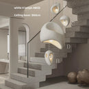Nordic Villa Wabi-sabi Resin Pendant Chandelier by Axyaa