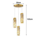 Axyaa Crystal Chandelier Pendant Light for Luxury Living Room and Bedroom