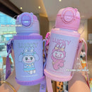 Axyaa Kids Insulated Thermos Bottle with Sleeve - Stainless Steel Double Drinking Cup