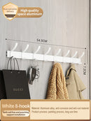 Axyaa Space Aluminum Wall Hook Hanger for Bathroom and Closet