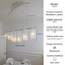 Axyaa French Glass Chandelier Cream Luxe Staircase Lamp