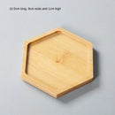 Axyaa Bamboo Coaster Set for Home Decor and Kitchen, Multi-use Wood Tray Plate