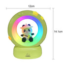 Axyaa Panda Astronaut LED Night Light for Kids - USB Rechargeable Silicone Bedside Lamp