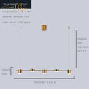 Axyaa Modern Chandelier for Kitchen & Dining Room Decoration with Remote Control