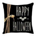 Axyaa Halloween Pumpkin Print Pillow Cover 45x45 - Festive Home Decor & Holiday Gift