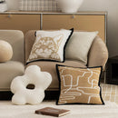 Axyaa Luxe 45x45 Decorative Pillow Cover Set for Home Sofa Bed Decor
