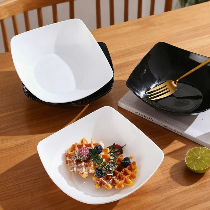 Axyaa Nordic Special-Shaped Four-Legged Salad Bowl Set for Kitchen & Restaurant
