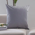 Axyaa PU Leather Cushion Cover 45x45 Nordic Style Sofa Throw Pillow Home Decor