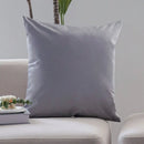 Axyaa PU Leather Cushion Cover 45x45 Nordic Style Sofa Throw Pillow Home Decor