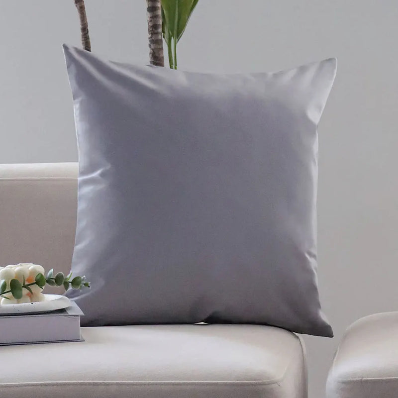 Axyaa PU Leather Cushion Cover 45x45 Nordic Style Sofa Throw Pillow Home Decor