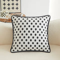 Axyaa Geometric Chenille Throw Pillowcase for Home and Sofa Décor, 45X45 Size