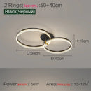 Axyaa Modern Luxury Nordic LED Living Room Lights Circular Fixtures