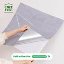 30x30cm Sxp Self-Adhesive Tile Stickers by Axyaa: Marble Pattern, Aluminum Foil, Easy Peel & Stick