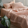 Axyaa 100% Lyocell Jacquard Summer Blanket Set - Premium Cooling Comforter