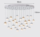 Axyaa Elegant Ceiling & Staircase Chandelier for Beautiful Indoor Lighting