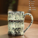 Axyaa Bamboo Ceramic Coffee Cup Large Capacity Drinking Mug