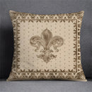 Axyaa Black Gold Plant Design Pillowcase for Elegant Home Decor