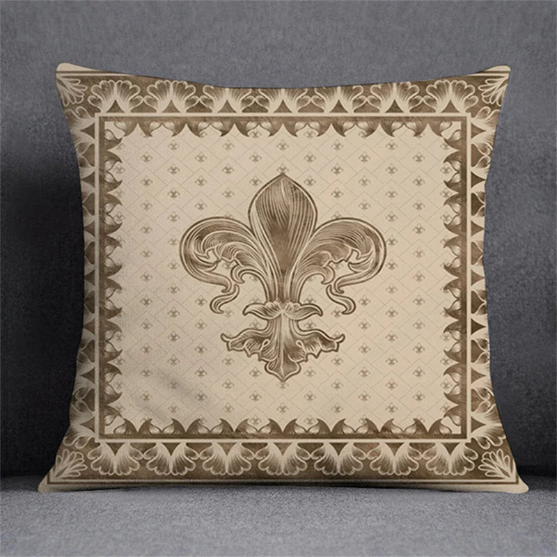 Axyaa Black Gold Plant Design Pillowcase for Elegant Home Decor