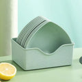 Axyaa Small Dish Fruit Dish Set for Table Classification, Food Grade, Multi-function, Portable