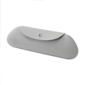Axyaa Magnetic Closure Silicone Cosmetic Bag for Travel with Brush Pouch