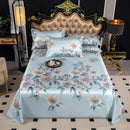 Axyaa Ice Silk Printed Naked Sleeping Mat Set, 230x250cm