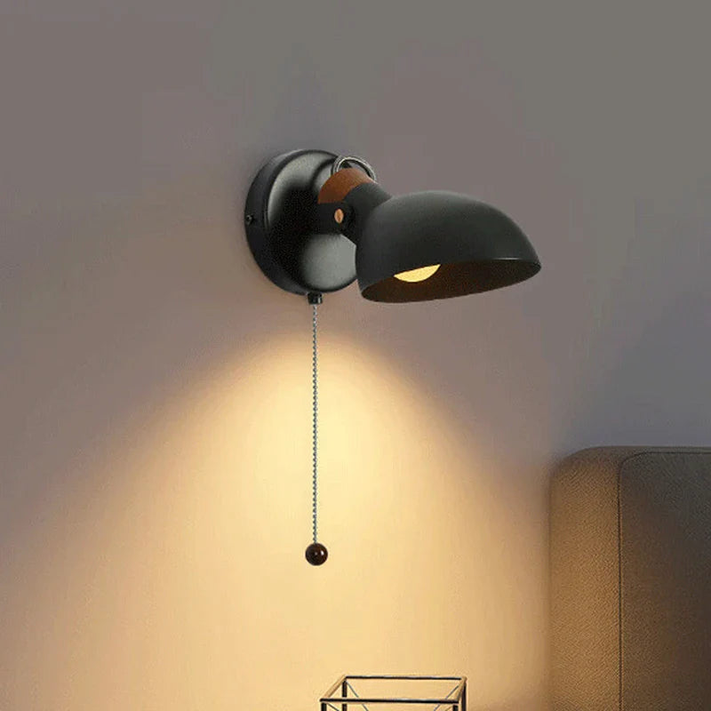 Nordic Iron Wall Lamp Modern Macaron Axyaa Rotatable Light