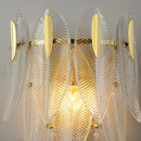 Axyaa Modern Luxury Feather Leaves LED Wall Lamp for Bedroom and Living Room