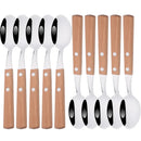 Axyaa Stainless Steel Silverware Set - 4/6/10Pcs Dinner Spoons Cutlery Kitchen Dinnerware