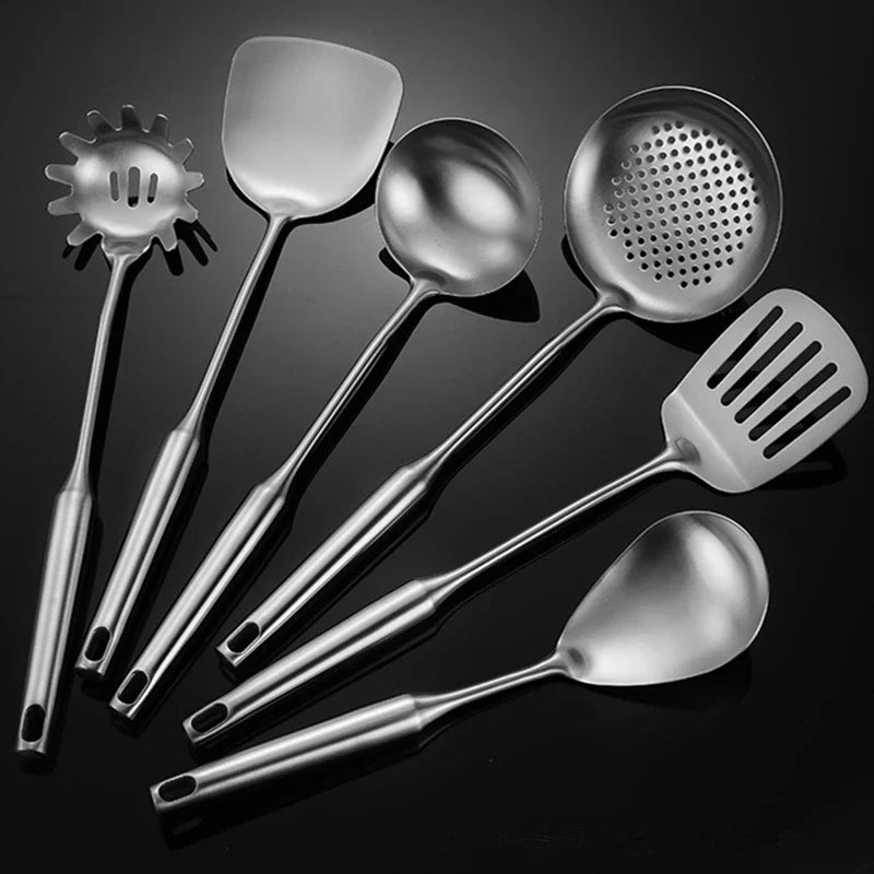 Axyaa Stainless Steel Kitchen Cooking Set