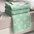 Axyaa Cotton 6-Layer Yarn Quilt - Soft and Cozy Gauze Blanket - Nap Blanket