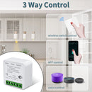 Axyaa Smart WiFi Switch 2-Way Control Panel with RF433MHz Wireless & Voice Control