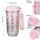 Axyaa Sakura Titanium Thermal Water Bottle - Stainless Steel Vacuum Tumbler
