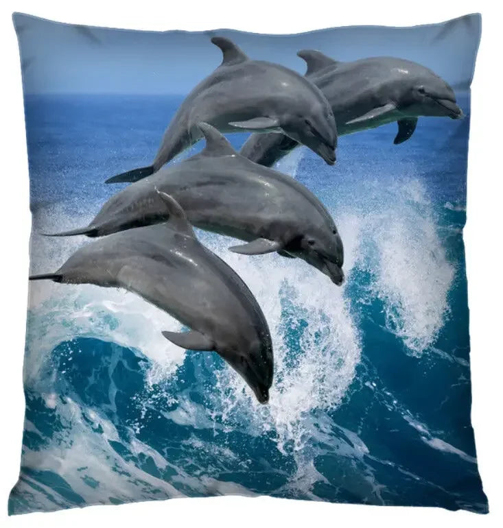 Axyaa 3D Animal Print Cushion Covers (18" x 18") - Cute Collection