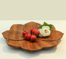 Axyaa Walnut Wood Tray: Chinese Dim Sum, Sushi, Dried Fruit Snack Serving Tray