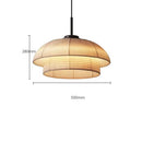 Axyaa Vintage Fabric Lantern Pendant Lights for Home Dining Room