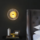 Axyaa Crystal Wall Lamp: Modern LED Sconces for Bedroom, Living Room, Corridor
