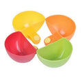 Axyaa Condiment Bowls - Set of 4 Dip Clip Sauce Dishes for Kitchen Gadget