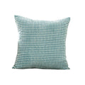 Axyaa Velvet Corduroy Pillow Cover 45x45cm: Super-Soft Striped Sofa Cushion for Romantic Home Decor
