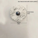 Axyaa Square Bulgari Stone LED Wall Light for Living Room & Bedroom