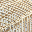 Axyaa Rattan Wicker Hanging Lamp Chinese Style Suspension Vintage Light