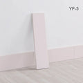 Axyaa Self-Adhesive Wooden Wall Stickers, Rectangular Skirting Lines, 1mm Thickness, Indoor Use