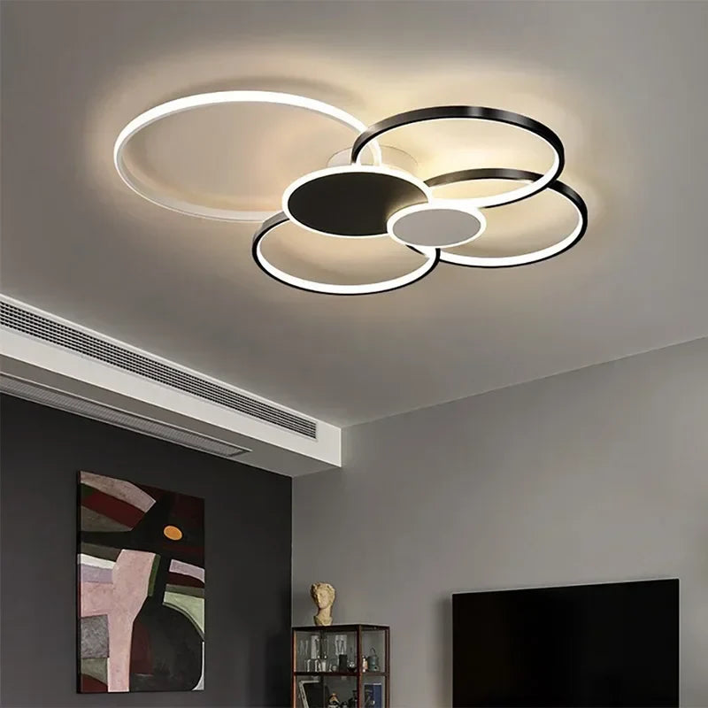 Axya LED Chandeliers: Modern Luxury Ceiling Light for Bedroom, Dining, Living Room