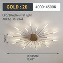 Axyaa Nordic Designer Ceiling Chandelier for Living Room Bedroom Lighting