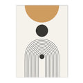 Modern Abstract Line Canvas Print by Axyaa - Boho Minimalist Nordic Wall Art