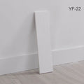 Axyaa Self-Adhesive Wooden Wall Stickers, Rectangular Skirting Lines, 1mm Thickness, Indoor Use