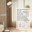 Axyaa LED Full Spectrum Fan Light - White Circular Ring - Three Color Light Source