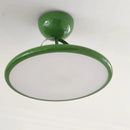 Axyaa Bauhaus Style LED Ceiling Light with Eye Protection Cream Finish