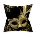 Axyaa Golden Black Pattern Decorative Cushion Cover 45*45CM for Home Sofa Car