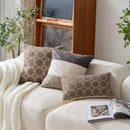 Axyaa White Floral Embroidered Cushion Cover - Elegant Home Decor
